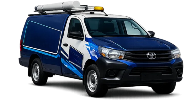 Service van parked on a Kingsford street
