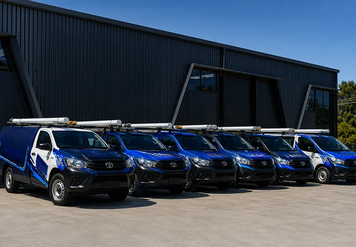 Service vans ready for Kingsford callouts