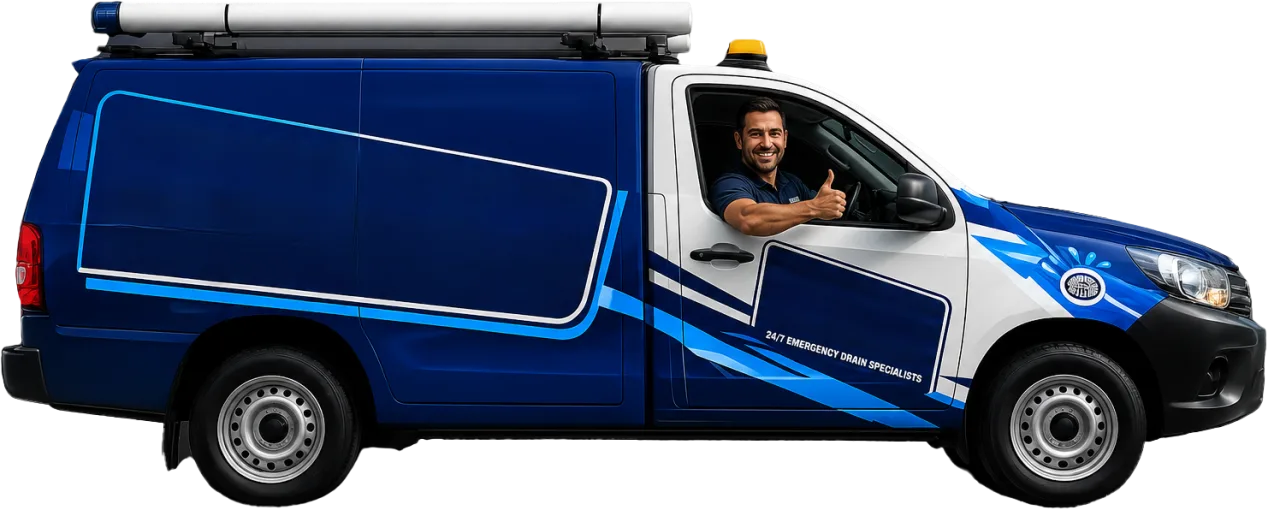 Service van parked on a Kingsford street